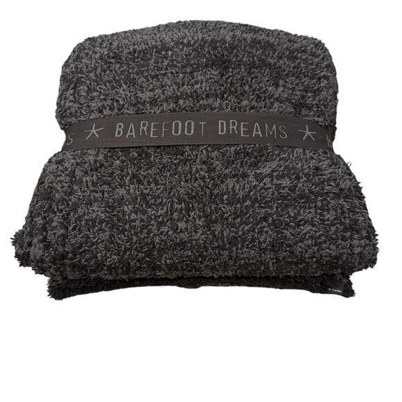 Barefoot Dreams Cozychic Pom Pom Beanie & Scarf Set Espresso One Size New - Picture 2 of 3